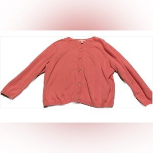 Lilly Pulitzer Pink Button Up Cardigan